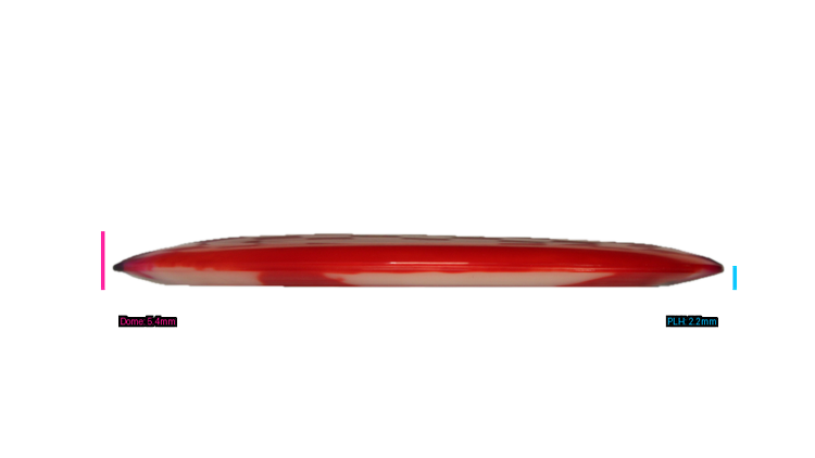 Discraft Z Fly Dye Heat Fairway Driver Profile View