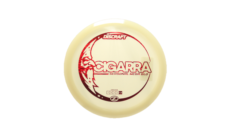 Discraft Mega Glo Z Cigarra Fairway Driver Front View