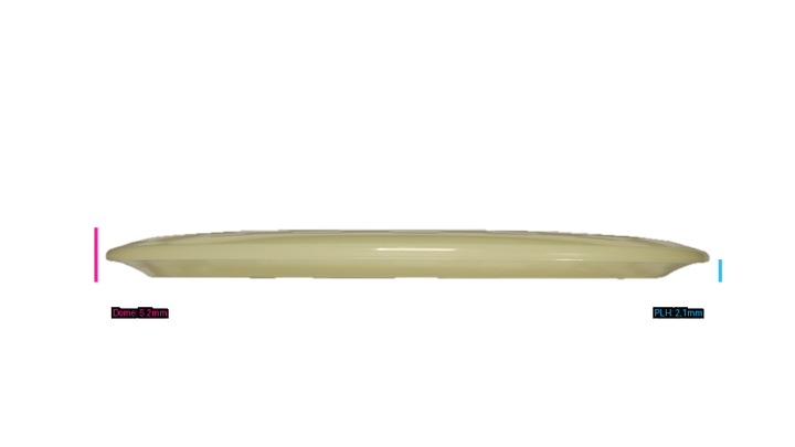 Discraft Mega Glo Z Cigarra Fairway Driver Profile View