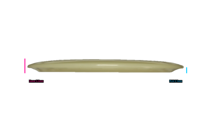 Discraft Mega Glo Z Cigarra Fairway Driver Profile View