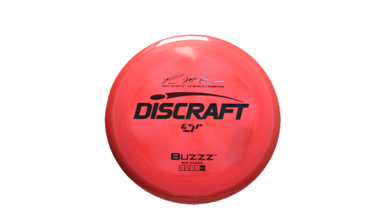 Discraft Paul McBeth 6x Signature Series ESP Buzzz Midrange Front View