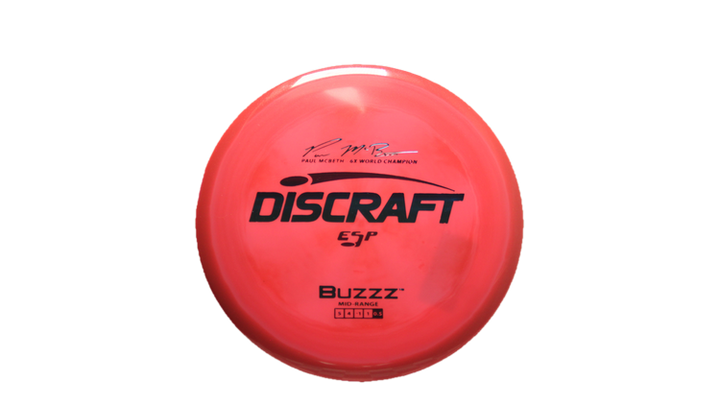 Discraft Paul McBeth 6x Signature Series ESP Buzzz Midrange Front View