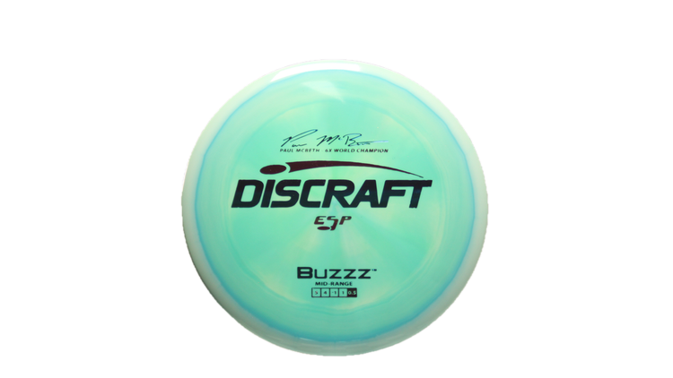Discraft Paul McBeth 6x Signature Series ESP Buzzz Midrange Front View