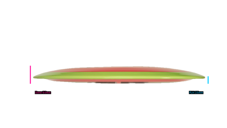 Axiom 2026 OTB Open Edition Fission Delirium Distance Driver Profile View