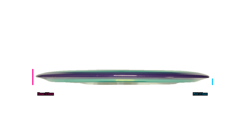 Axiom 2026 Soft OTB Open Edition Soft Prism Proton Insanity Fairway Driver Profile View