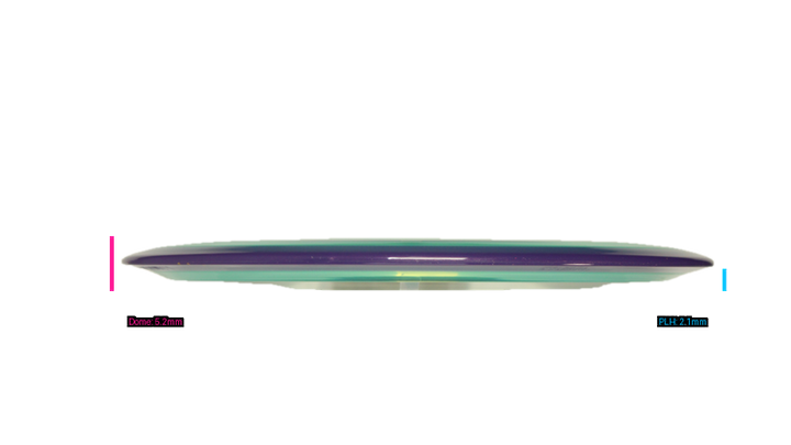 Axiom 2026 Soft OTB Open Edition Soft Prism Proton Insanity Fairway Driver Profile View