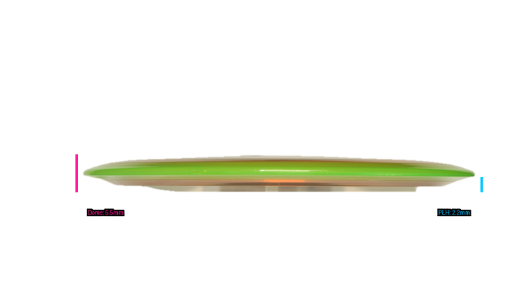 Axiom 2026 Soft OTB Open Edition Soft Prism Proton Insanity Fairway Driver Profile View
