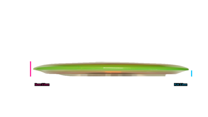 Axiom 2026 Soft OTB Open Edition Soft Prism Proton Insanity Fairway Driver Profile View