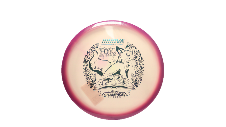 Innova 2026 Emily Weatherman Tour Series Proto Glow Halo Champion Fox Midrange Front View