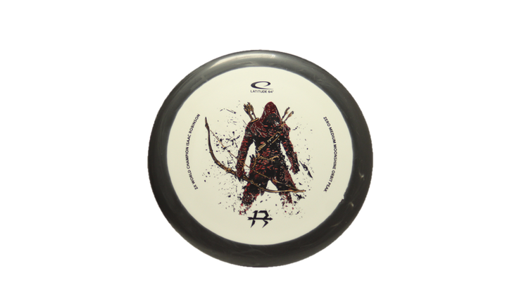 Latitude 64 2026 Isaac Robinson Team Series Zero Medium Moonshine Orbit Peak Putter Front View