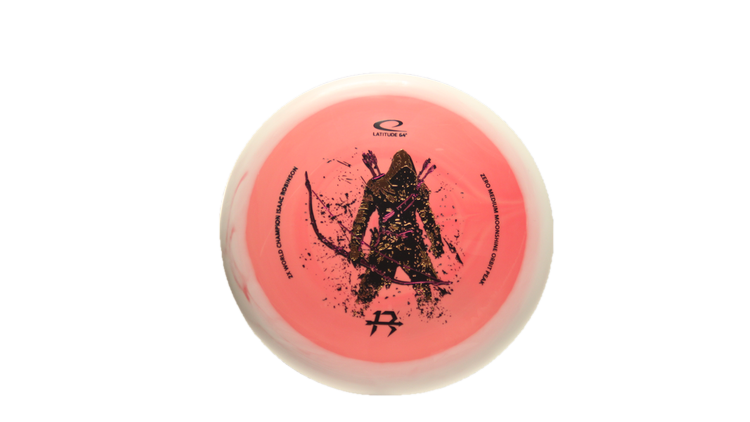 Latitude 64 2026 Isaac Robinson Team Series Zero Medium Moonshine Orbit Peak Putter Front View