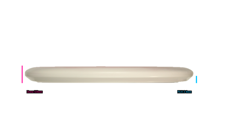 Latitude 64 2026 Isaac Robinson Team Series Zero Medium Moonshine Orbit Peak Putter Profile View