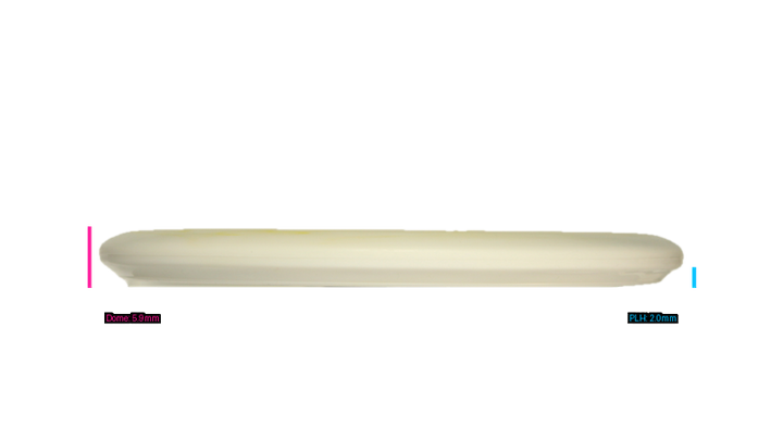 Latitude 64 2026 Isaac Robinson Team Series Zero Medium Moonshine Orbit Peak Putter Profile View