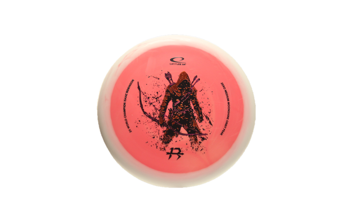 Latitude 64 2026 Isaac Robinson Team Series Zero Medium Moonshine Orbit Peak Putter Front View