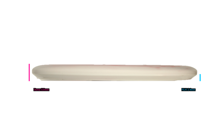 Latitude 64 2026 Isaac Robinson Team Series Zero Medium Moonshine Orbit Peak Putter Profile View