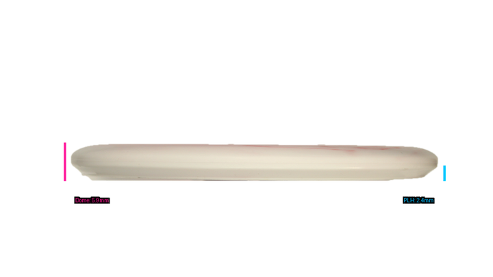 Latitude 64 2026 Isaac Robinson Team Series Zero Medium Moonshine Orbit Peak Putter Profile View