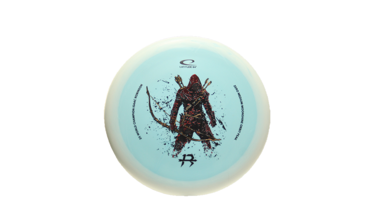 Latitude 64 2026 Isaac Robinson Team Series Zero Medium Moonshine Orbit Peak Putter Front View