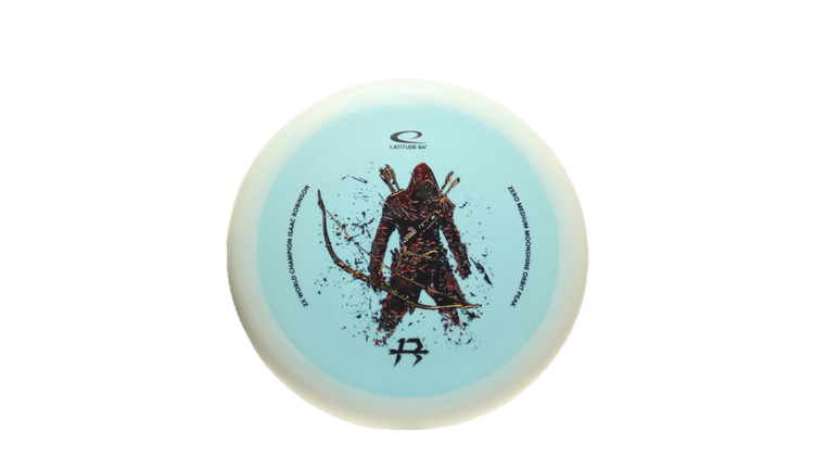 Latitude 64 2026 Isaac Robinson Team Series Zero Medium Moonshine Orbit Peak Putter Front View