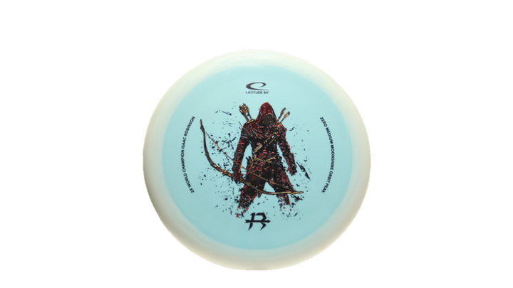 Latitude 64 2026 Isaac Robinson Team Series Zero Medium Moonshine Orbit Peak Putter Front View