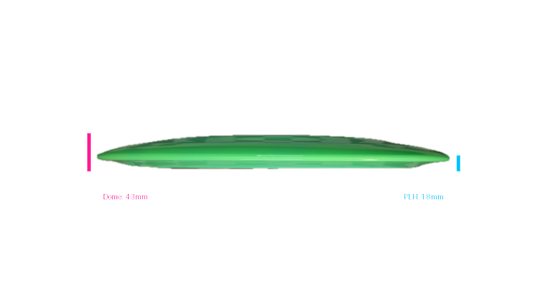 Innova 2026 Limited Edition Swirled Star Wraith Distance Driver Profile View