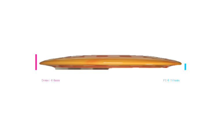 Innova 2026 Limited Edition Swirled Star Wraith Distance Driver Profile View