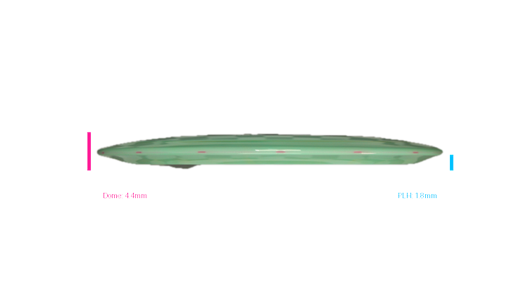 Thought Space Athletics Aura Soft Construct Distance Driver Profile View