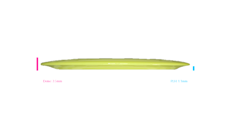 Thought Space Athletics Aura Synapse Distance Driver Profile View