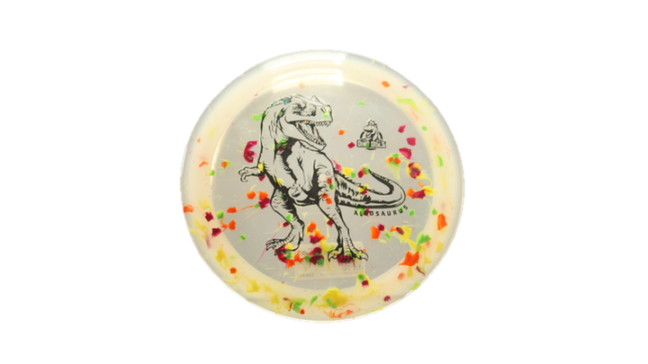 Dino Discs Egg Shell Allosaurus Distance Driver Front View