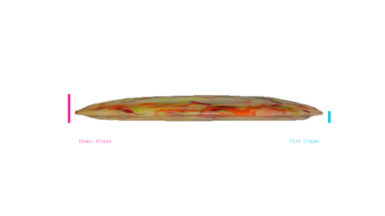 Dino Discs Egg Shell Diplodocus Fairway Driver Profile View