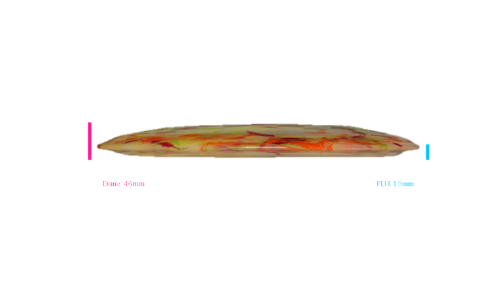 Dino Discs Egg Shell Diplodocus Fairway Driver Profile View