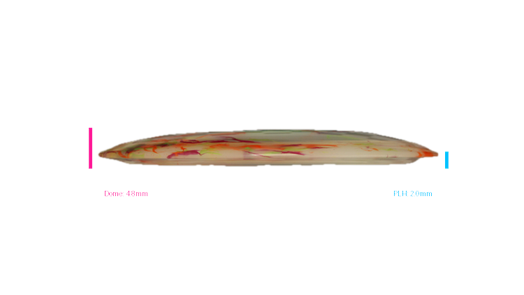 Dino Discs Egg Shell Diplodocus Fairway Driver Profile View