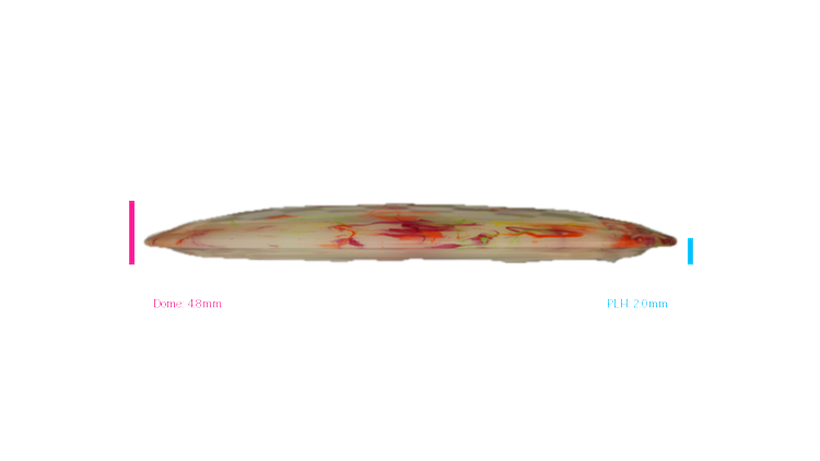 Dino Discs Egg Shell Diplodocus Fairway Driver Profile View