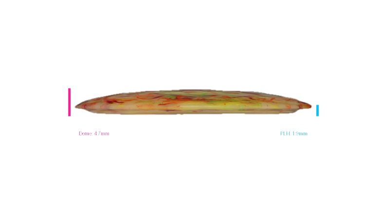 Dino Discs Egg Shell Diplodocus Fairway Driver Profile View