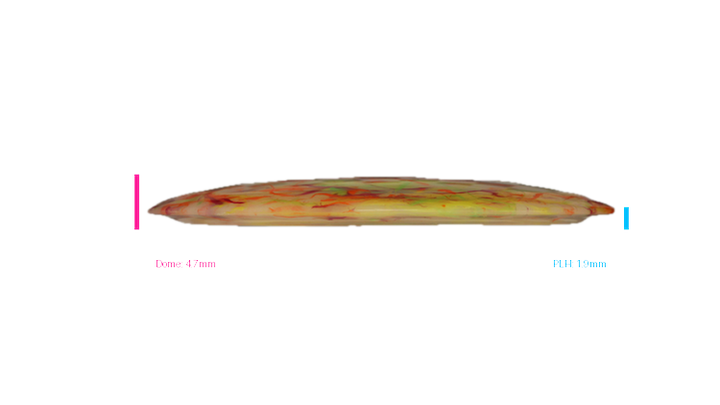 Dino Discs Egg Shell Diplodocus Fairway Driver Profile View
