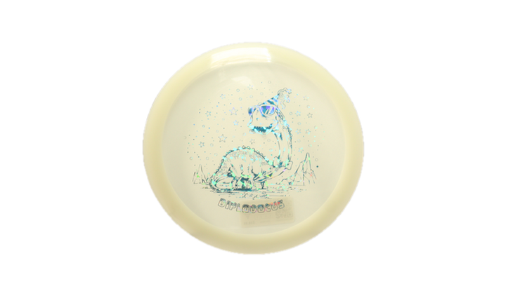 Dino Discs Egg Shell Glow Diplodocus Fairway Driver Front View