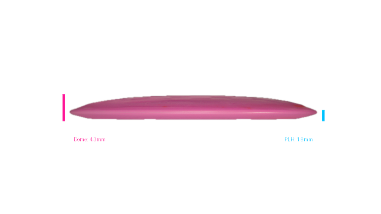 Dino Discs Egg Shell Pterodactylus Distance Driver Profile View