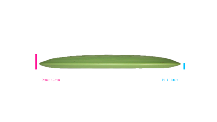Dino Discs Egg Shell Pterodactylus Distance Driver Profile View
