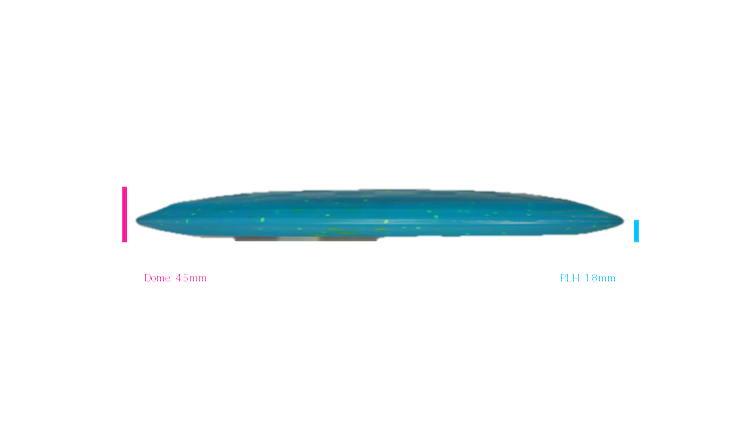 Dino Discs Egg Shell Pterodactylus Distance Driver Profile View