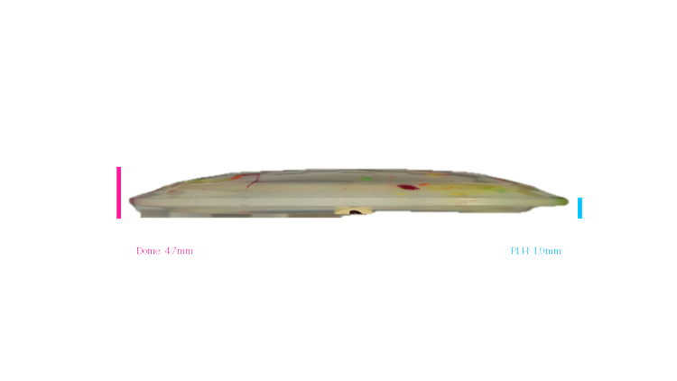 Dino Discs Egg Shell Spinosaurus Distance Driver Profile View