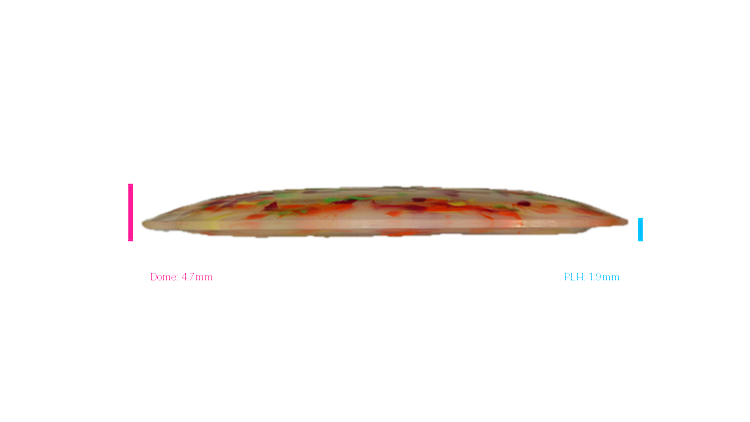 Dino Discs Egg Shell Spinosaurus Distance Driver Profile View
