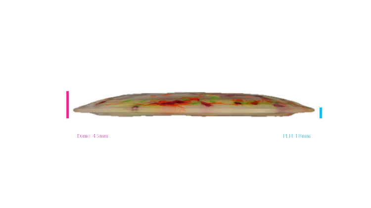 Dino Discs Egg Shell Spinosaurus Distance Driver Profile View
