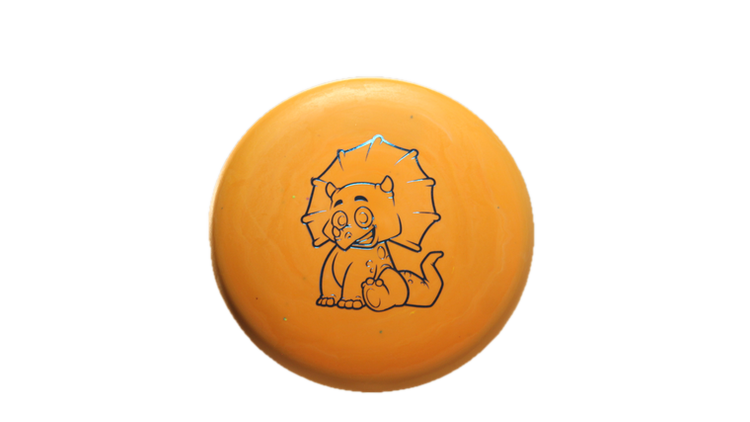 Dino Discs Egg Shell Triceratops Putter Front View