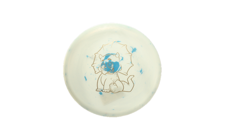 Dino Discs Egg Shell Triceratops Putter Front View