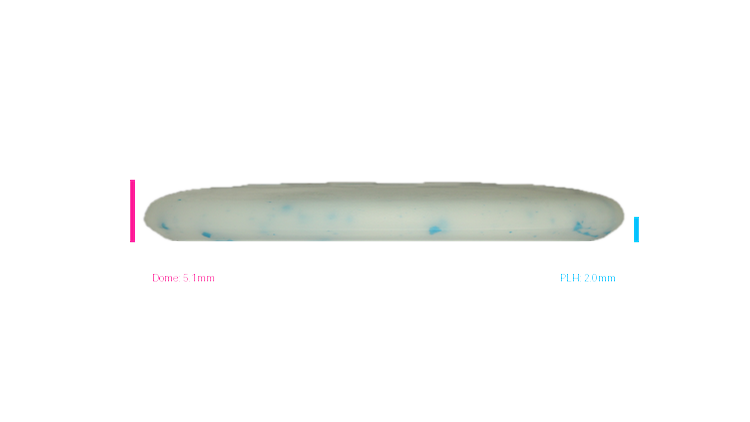 Dino Discs Egg Shell Triceratops Putter Profile View