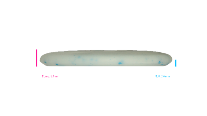 Dino Discs Egg Shell Triceratops Putter Profile View