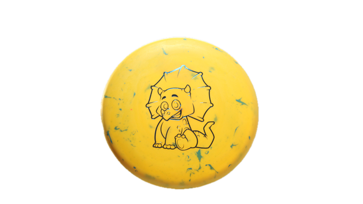 Dino Discs Egg Shell Triceratops Putter Front View