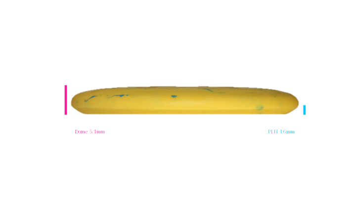 Dino Discs Egg Shell Triceratops Putter Profile View