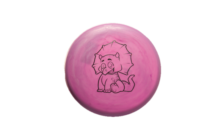Dino Discs Egg Shell Triceratops Putter Front View