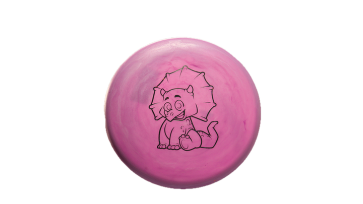 Dino Discs Egg Shell Triceratops Putter Front View