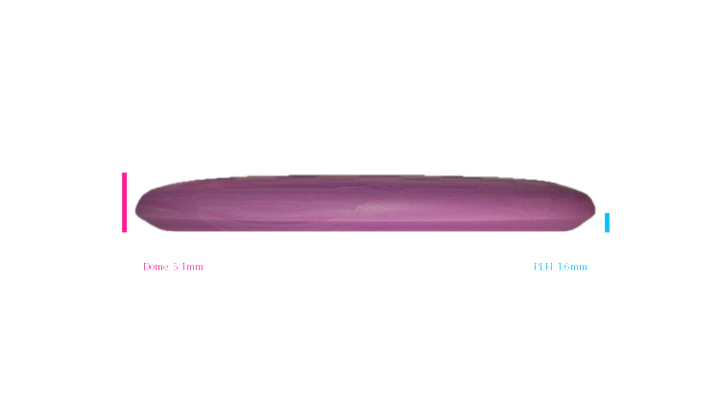 Dino Discs Egg Shell Triceratops Putter Profile View